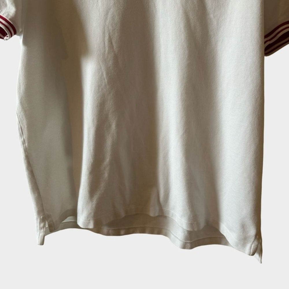 Polo Ralph‎ Lauren White Big Pony Crest Polo Shirt XXL Custom Slim Fit - Picture 6 of 11